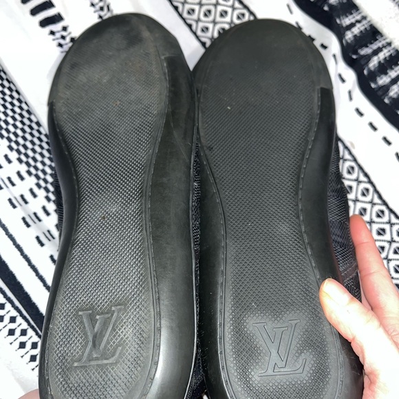 Louis Vuitton Black/Grey Damier Graphite Fabric And Leather Trim Zip Up High Top - Picture 7 of 9